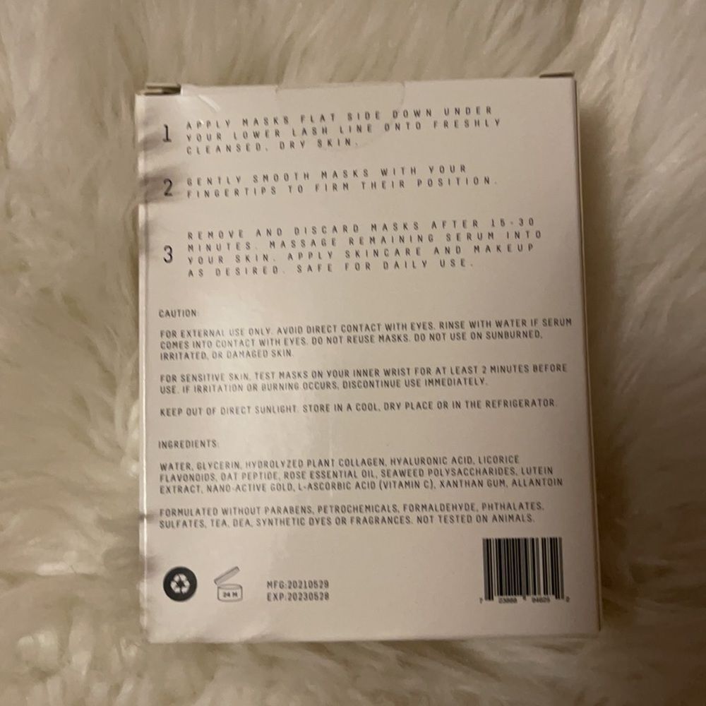 Beautology Lab 24K Gold Collagen Eye Masks 12 Pairs New in Box - Picture 5 of 10